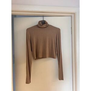 Garage crop top turtleneck size large